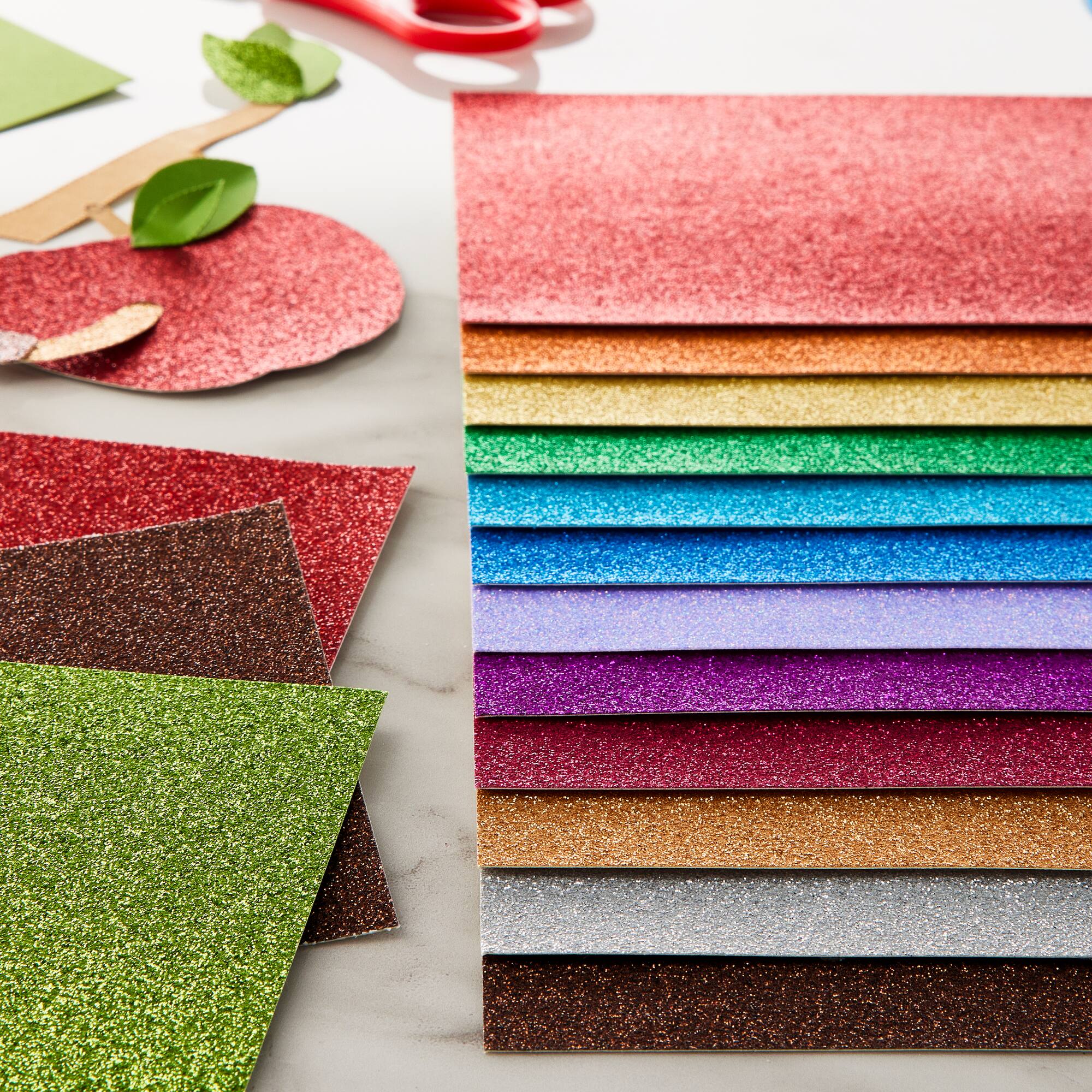 6 Packs: 48 ct. (288 total) Glitter Paper Pad by Recollections®, 4.5" x 6.5"